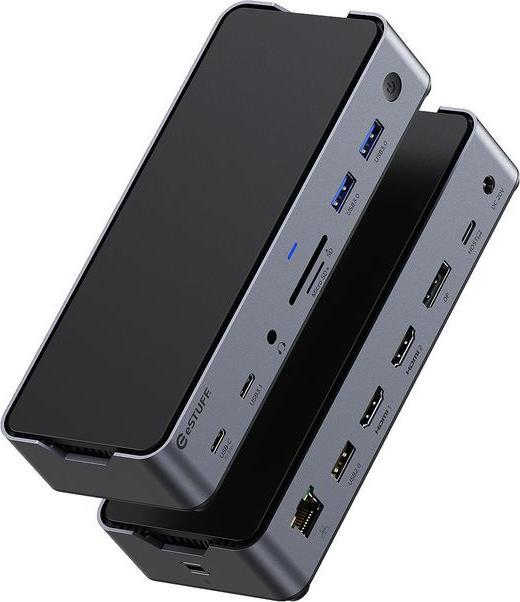 Produktbild eSTUFF Triple USB-C Docking Station (USB-C, 3 Ports)