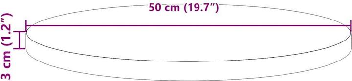 Produktbild VidaXL Gilli (Ø 50 x 3 cm)