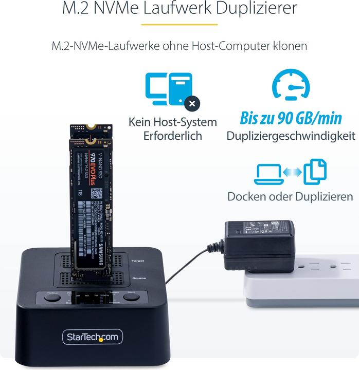 Image du produit StarTech DUPLICATEUR 1:1 M.2 NVME