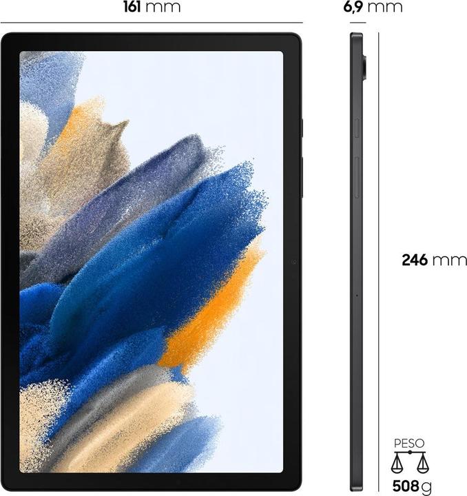 Produktbild Samsung Galaxy Tab A8 (4G, 10.50", 64 GB, Gray)
