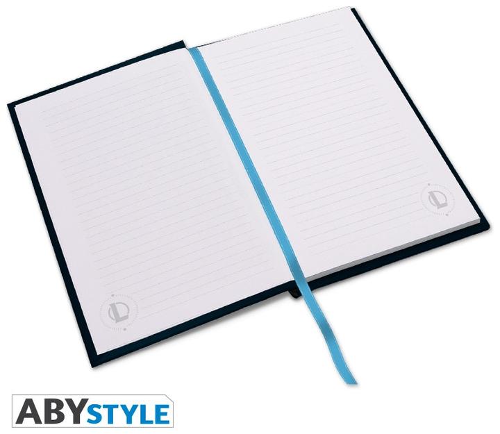 Produktbild ABYstyle LEAGUE OF LEGENDS Notizbuch - Hexteck-Logo (A5, Liniert, Harter Einband)