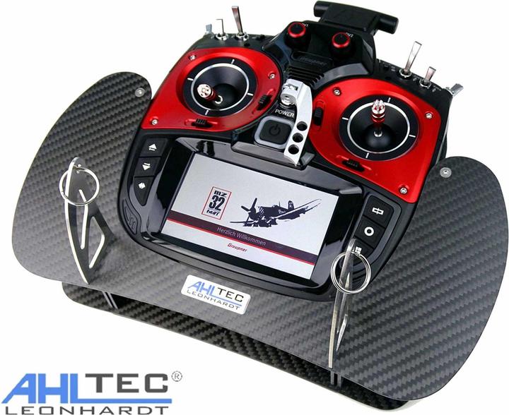Image du produit AHLtec pupitre d'émission Graupner mz-32 / mz-16 carbon avec étrier standard de pupitre d'émission, sans