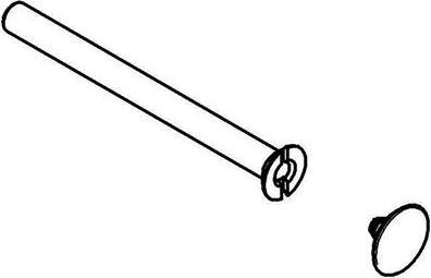 Image du produit Grohe Vis à tête cylindrique EICHELBERG 440434 pour 44043426 mitigeur bain-douche encastré chromé...