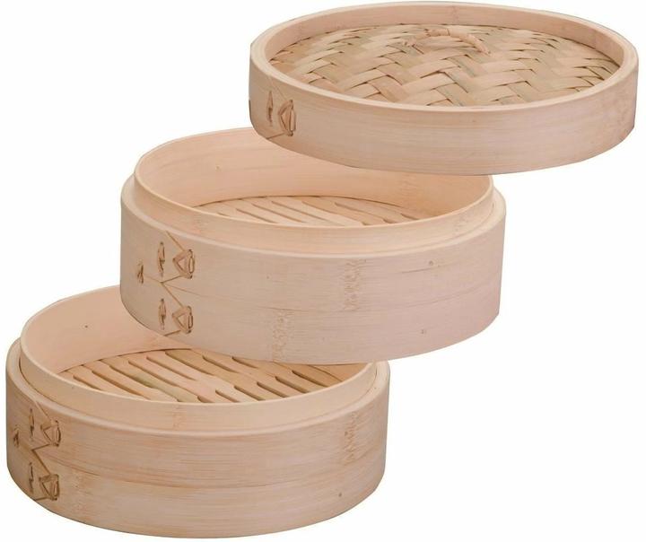 Ibili Vapeur en bambou (20 cm, Matières végétales)