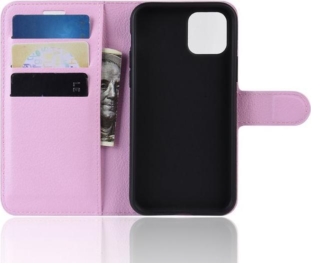Produktbild MU Classic Litchi Leder Bookcover Series (Apple iPhone 11)
