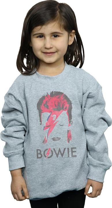 Immagine prodotto David Bowie Aladdin Sane Distressed Felpa Ragazze (140, 146)