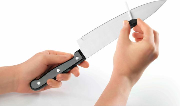Produktbild Gourmetmaxx Messerschärfer 6.4 cm, Anthrazit/Schwarz, Detailfarbe