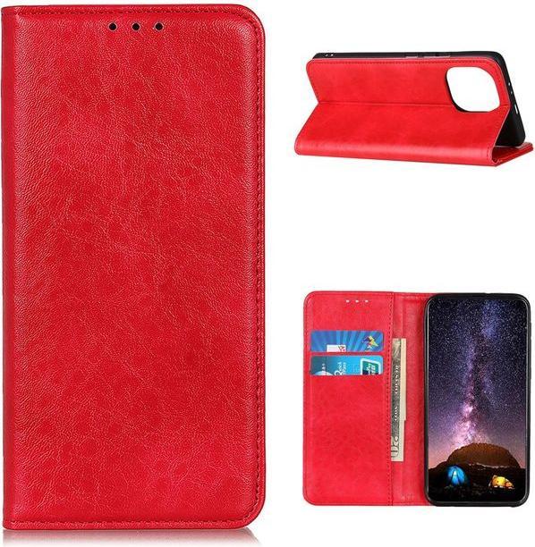 Actual product image MU Classic Crazy Horse V Leather Bookcover Series (Xiaomi Mi 11i)