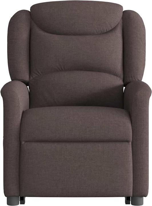 Image du produit VidaXL Fauteuil de massage avec fonction releveur Tissu marron foncé