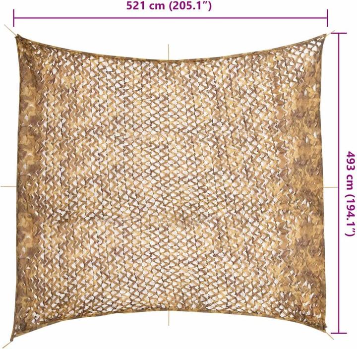Image du produit VidaXL Filet de camouflage Bundeswehr Armée de terre Filet de camouflage Chasse Dekonnetz Sac de rangement