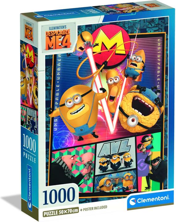 Actual product image Clementoni Pzl 1000 Hqc Despicable Me 4 Compact (1000 pieces)