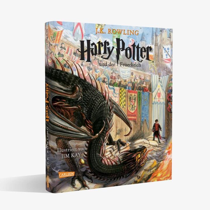 Produktbild Harry Potter und der Feuerkelch (farbig illustrierte Schmuckausgabe) (Harry Potter 4) (Deutsch, J.K. Rowling, Jim Kay, Klaus Fritz, 2019)