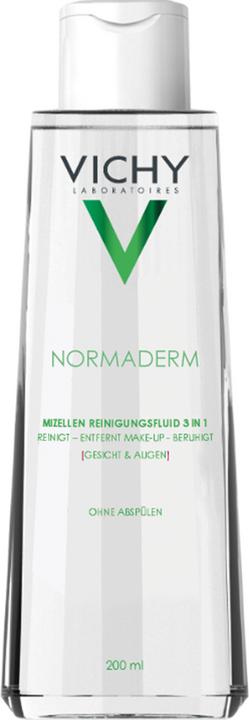 Actual product image Vichy Normaderm 3in1 Cleansing Fluid (Micelle water, 200 ml)