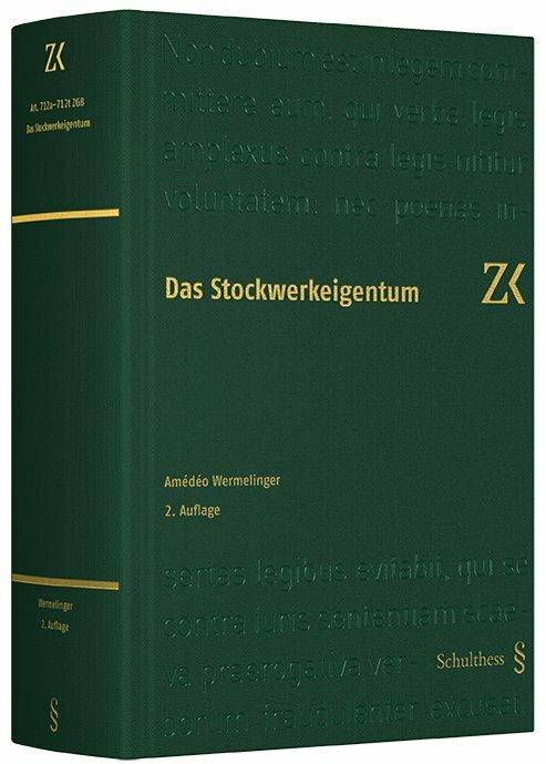 Actual product image Das Stockwerkeigentum (German, Amédéo Wermelinger, 2019)