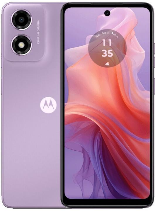 Produktbild Motorola Moto E14 (64 GB, Pastel Purple, 6.56", Dual SIM, 13 Mpx, 4G)