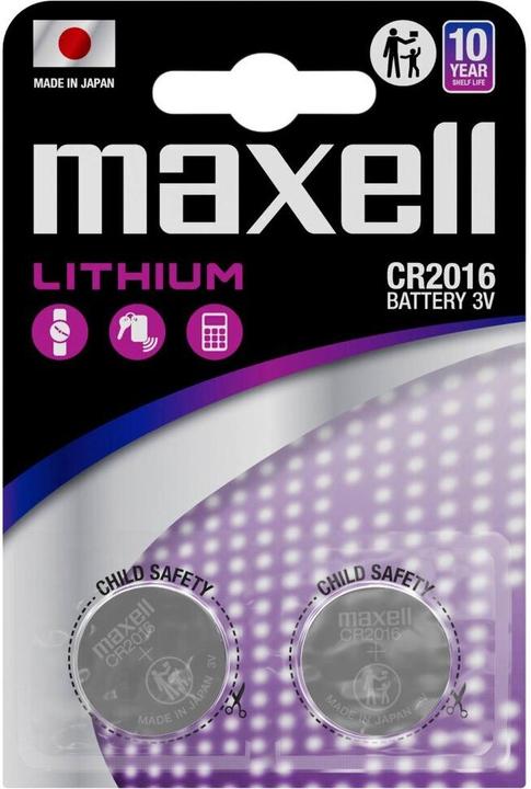 Actual product image Maxell CR2016 Batterie (CR2016)