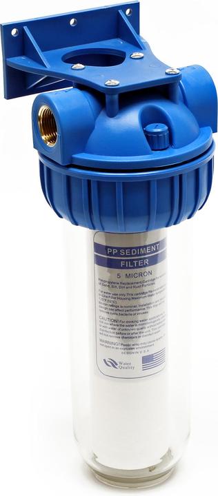 Actual product image Naturewater NW-BR10B-S 1-stage filter 1 inch (32.89mm) 60mm PP cartridge, bracket, wrench (1 x)