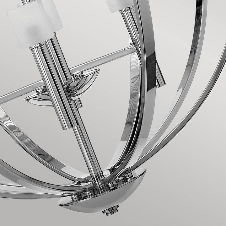 Image du produit Elstead Lighting Mondo LED Lustre G9 8 fois Chrome poli Blanc (71.30 cm)