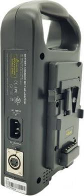 Actual product image Rolux Double battery charger RL-2KS for V-Mount battery (1 pcs., Battery + charger)