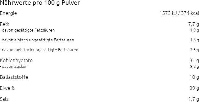 Valeurs nutritives et ingrédients Layenberger Slim Shake (Vanille, 1 pcs, 470 g)