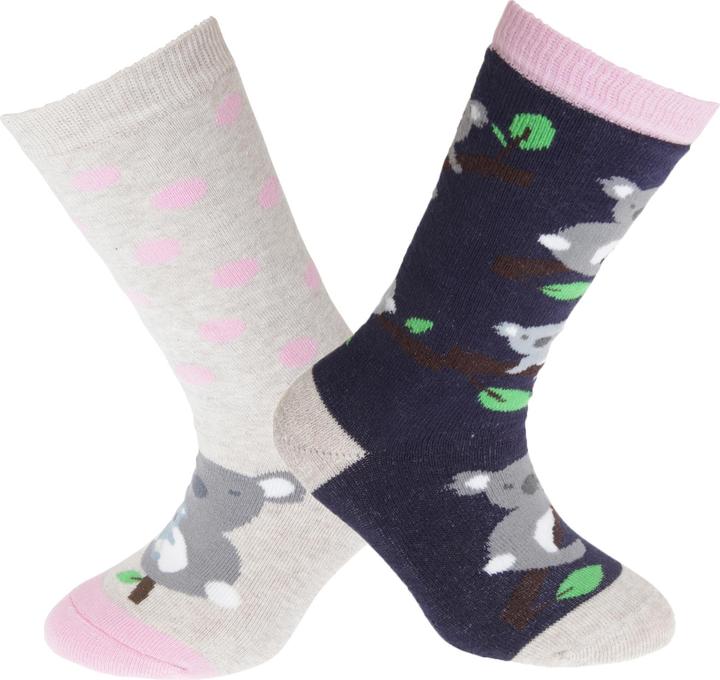 Actual product image Floso Girls' wellington socks (2 pairs) (pack of 2, 28 - 31)