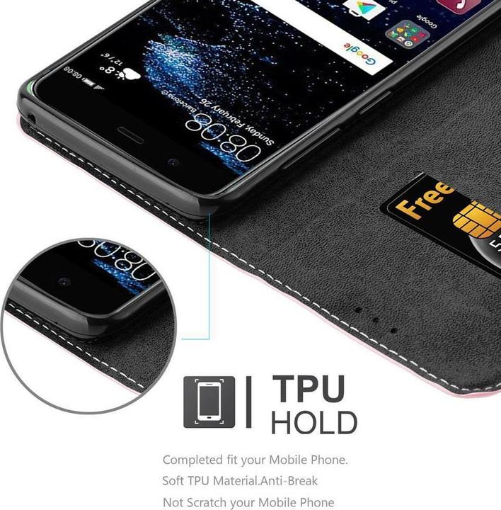 Actual product image Cadorabo Book X Wallet Cover (Huawei P10)