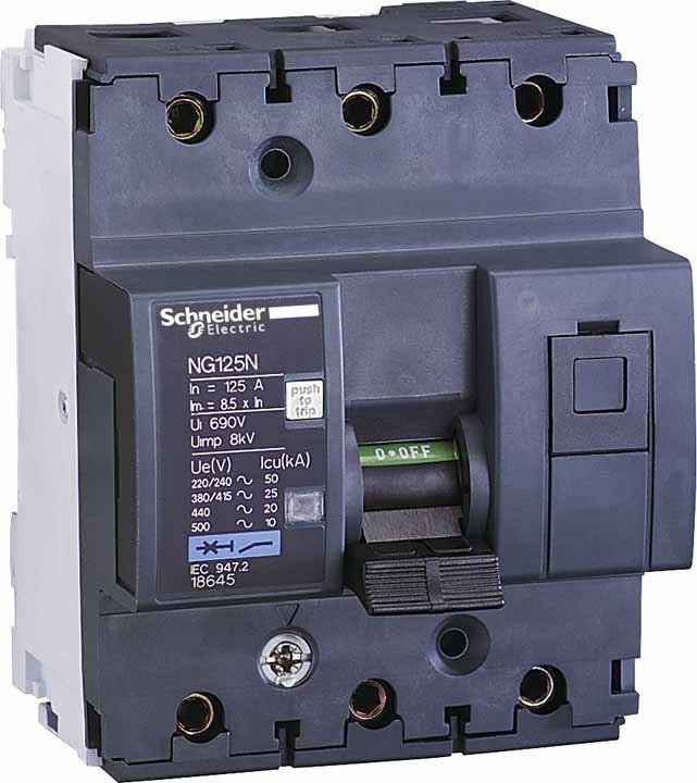 Actual product image Schneider Electric SE 18664 LS switch, B-Char, 100A, 3p