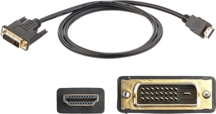 Actual product image Auvisio Adapter cable HDMI to DVI-D Dual-Link (1 m, HDMI)
