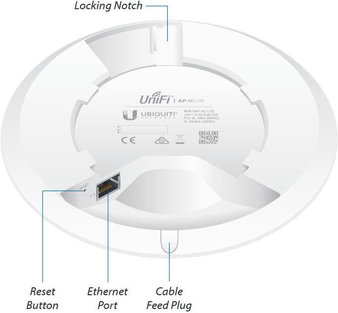 Actual product image Ubiquiti UniFi UAP-AC-Lite-5 - set of 5 (866 Mbit/s)