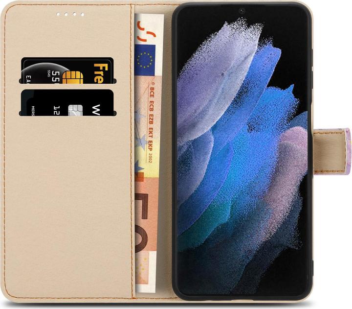 Actual product image Cadorabo Book cover with print (Samsung Galaxy S21 Ultra)