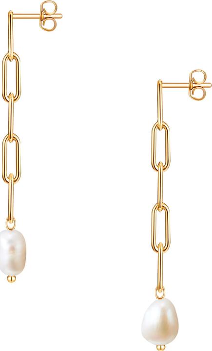 Immagine prodotto Valero Pearls Donna acciaio inossidabile perla d'acqua dolce coltivata oro giallo - 24333 (Acciaio inossidabile)