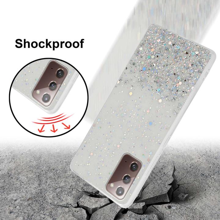 Immagine prodotto Cadorabo Cover in TPU con glitter per Samsung Galaxy NOTE 20 (Samsung Galaxy Note 20)