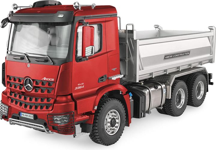 Actual product image Amewi 22643 Mercedes-Benz Arocs Pro 6x6 1:14 electric RC model truck RtR incl. rechargeable battery, (RTR Ready-to-Run)