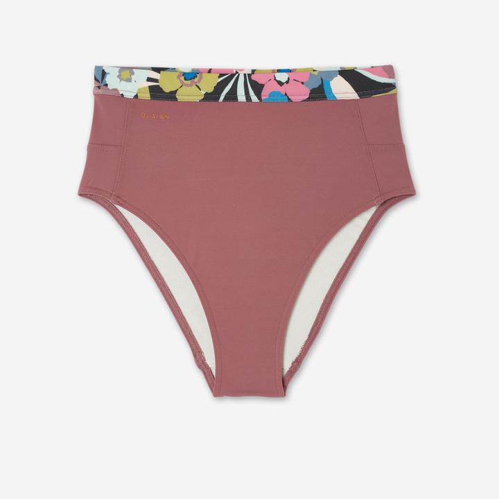Image du produit Olaian Bas de maillot culotte taille haute surf Femme - Rosa violet (40, 42)