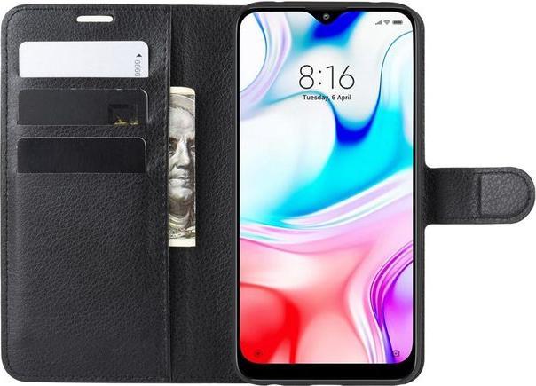 Actual product image MU Classic Litchi Leather Bookcover Series (Xiaomi Redmi 8)