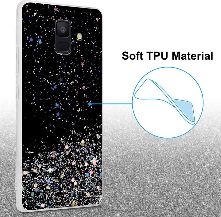 Produktbild Cadorabo TPU Cover funkelnder Glitter (Samsung Galaxy J6 (2018))
