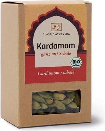 Classic Ayurveda Kardamom, ganz mit Schale, Bio (50 g)