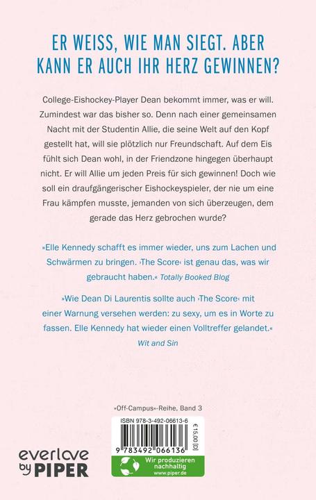 Immagine prodotto The Score – Mitten ins Herz (Tedesco, Elle Kennedy, Christina Kagerer, 2024)
