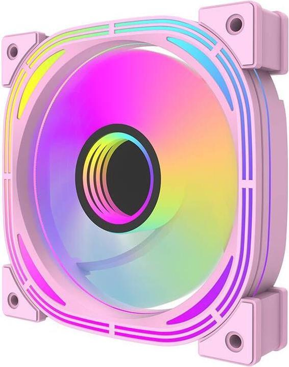 Darkflash Tech INF24 5in1 ARGB Computer fan set (pink) (120 mm, 5 x)