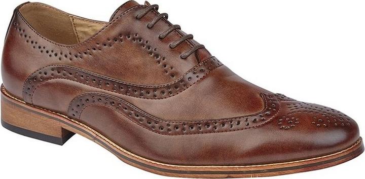 Actual product image Goor Mens 5 Eye Wing Capped Oxford Brogues (52)