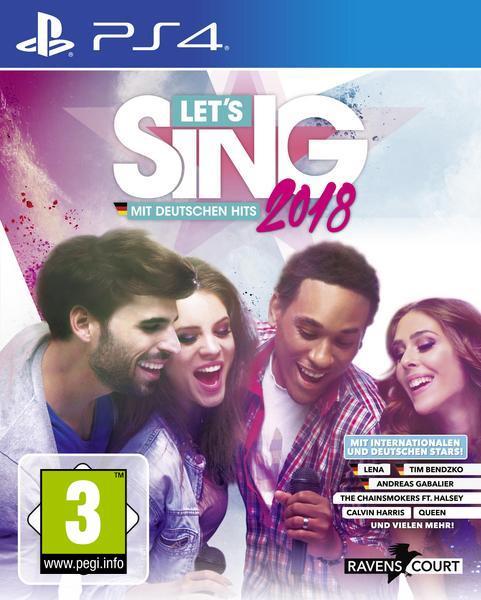 Produktbild Plaion Let's Sing 2018 inkl. Deutsche Hits (PS4, DE)