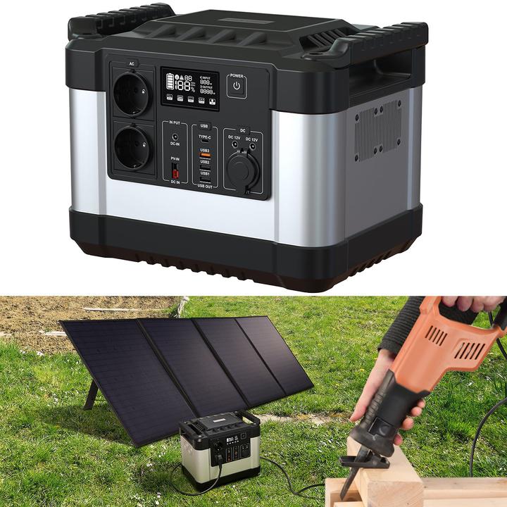 Produktbild Revolt Powerbank & Solar-Konverter (1100 Wh, 11.50 kg)