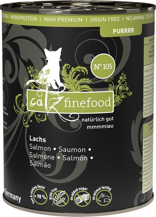 Image du produit Catz Finefood Purrrr No.105 Saumon (Adulte, 6 pcs, 375 g)