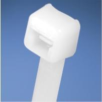 Actual product image Panduit Cable Tie, 8.0 "L (203mm), Intermediate, Nylon, Natural, 100pc, Nylon, 20.3 cm (Plastic cable ties, 203 mm, 100 pcs.)