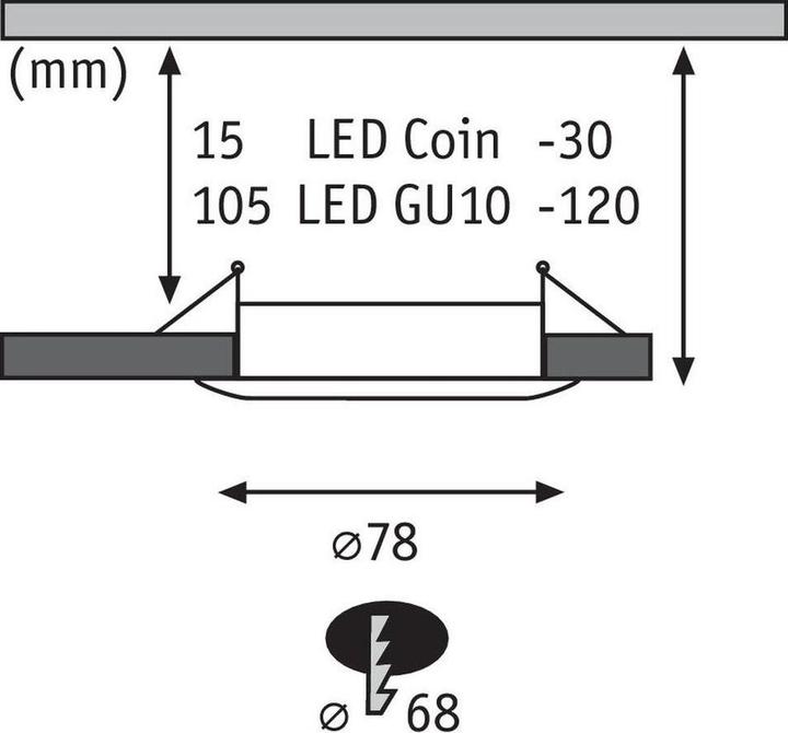 Actual product image Paulmann Recessed light Choose Set