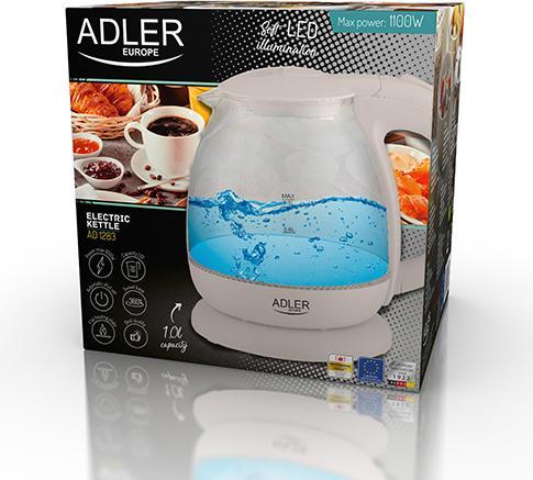 Produktbild Adler Glass1.0L kettle AD-1283C (1 l)
