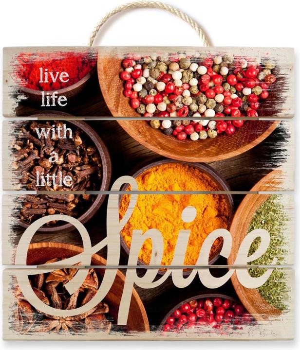 Produktbild Trenddeko Live life with a little Spice (40 x 41.5 cm)