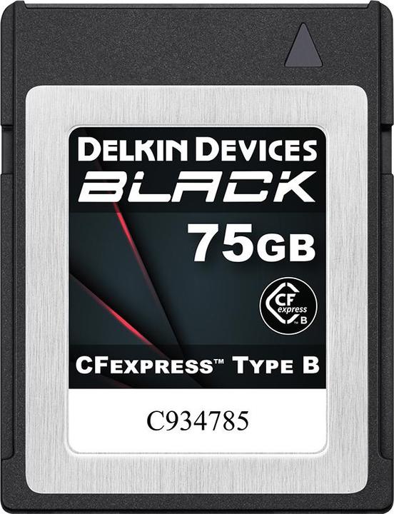 Productafbeelding Delkin ZWART Cfexpress Type B 75GB (75 GB, CFexpress type B)