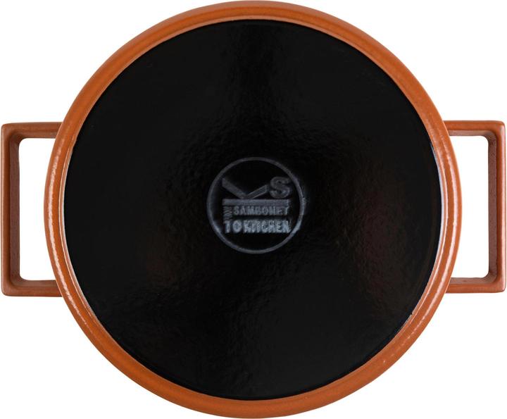Image du produit Sambonet Cocotte Terra Cotta Cotto Curry, 24.5 cm (24.24 cm, Cocotte + faitout, Fonte)