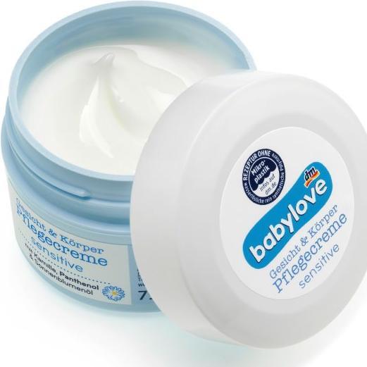 Produktbild dm babylove Pflegecreme sensitive